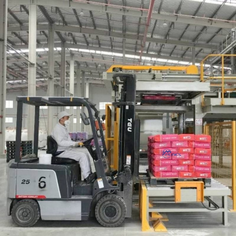 Adhesivo para pisos totalmente automático para sistemas de paletizado eficientes