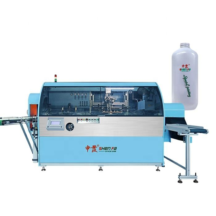 Automatic Unloading UV Screen Printing Machinery for Round/Oval/Square Bottles