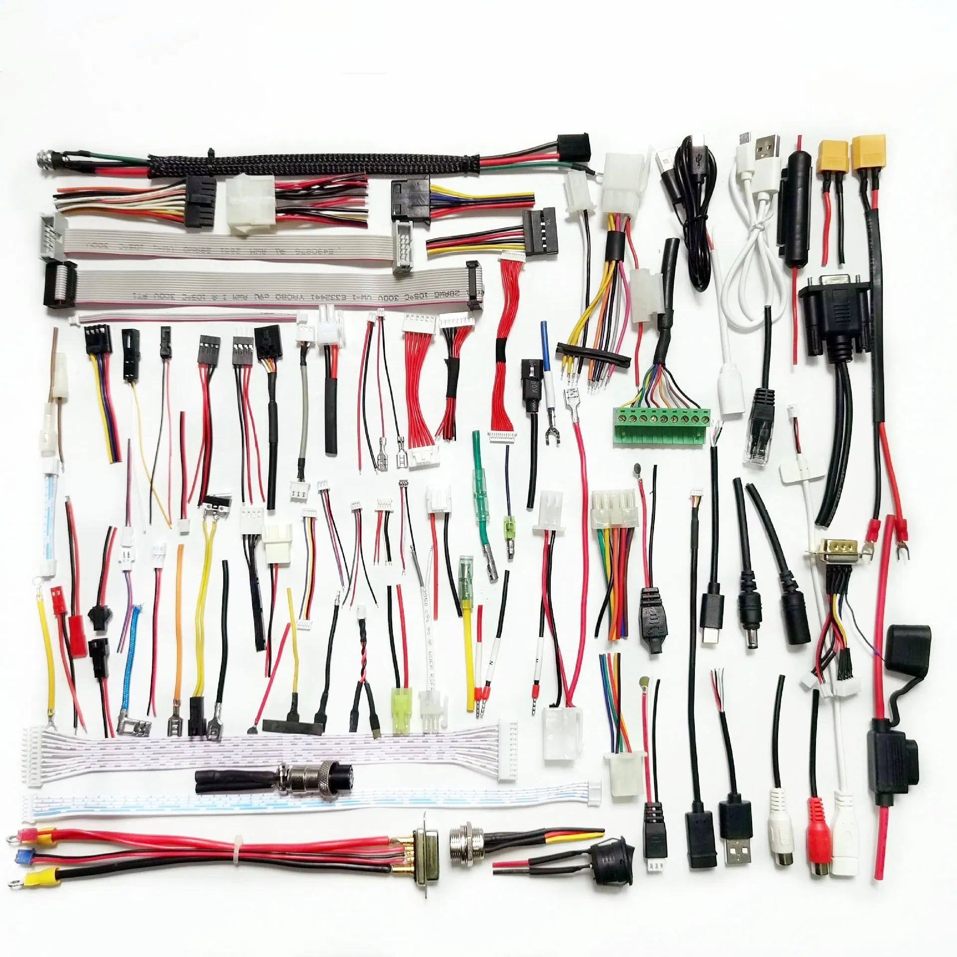 Eco-Friendly Sh/Zh/pH/Xh/Vh Terminal Harnesses Electronic Wires Flat Cables Tinned Copper Conductor Adapter Type Wiring Harness