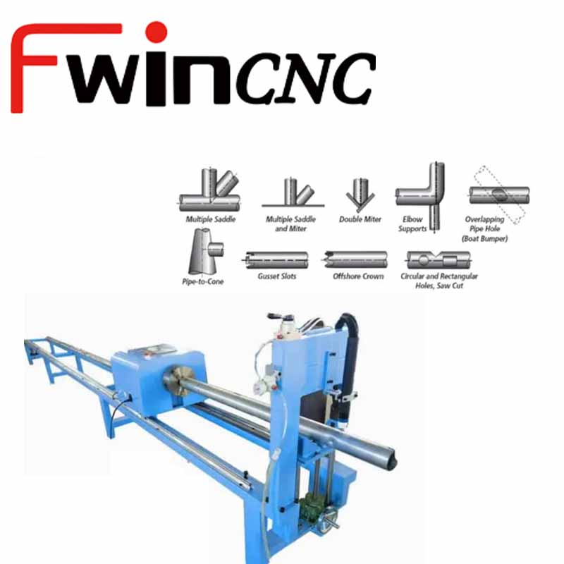 CNC Pipe Cutting Machine for Metal Steel Round Square Pipe 6m 12m
