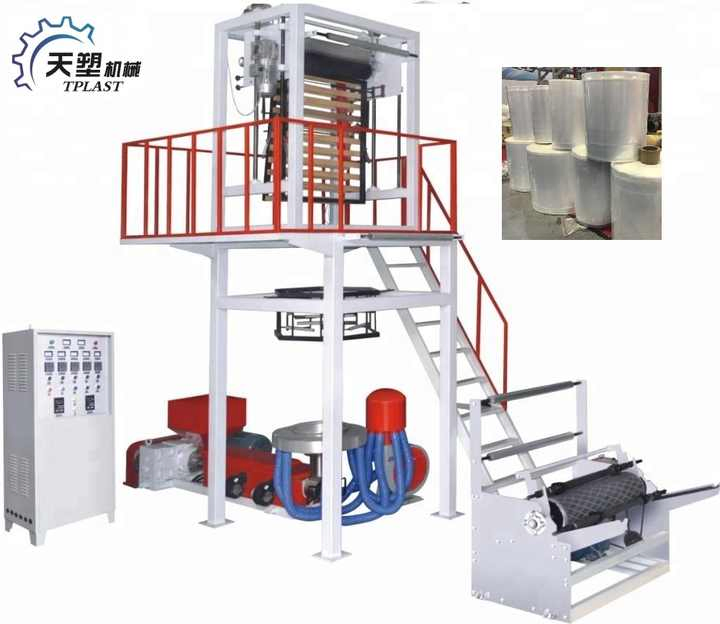 Machine à souffler les films plastiques en PE monocouche de qualité Taïwan