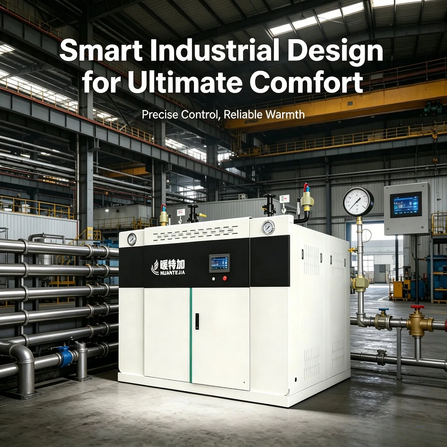 Industrial Steam Generator Boiler for Natural Gas and LPG Applications