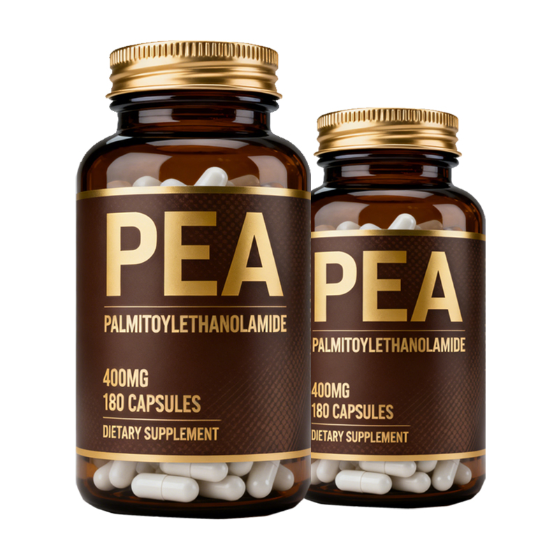 Palmitoylethanolamide Pea Capsules with Quercetin Luteolin Private Label OEM