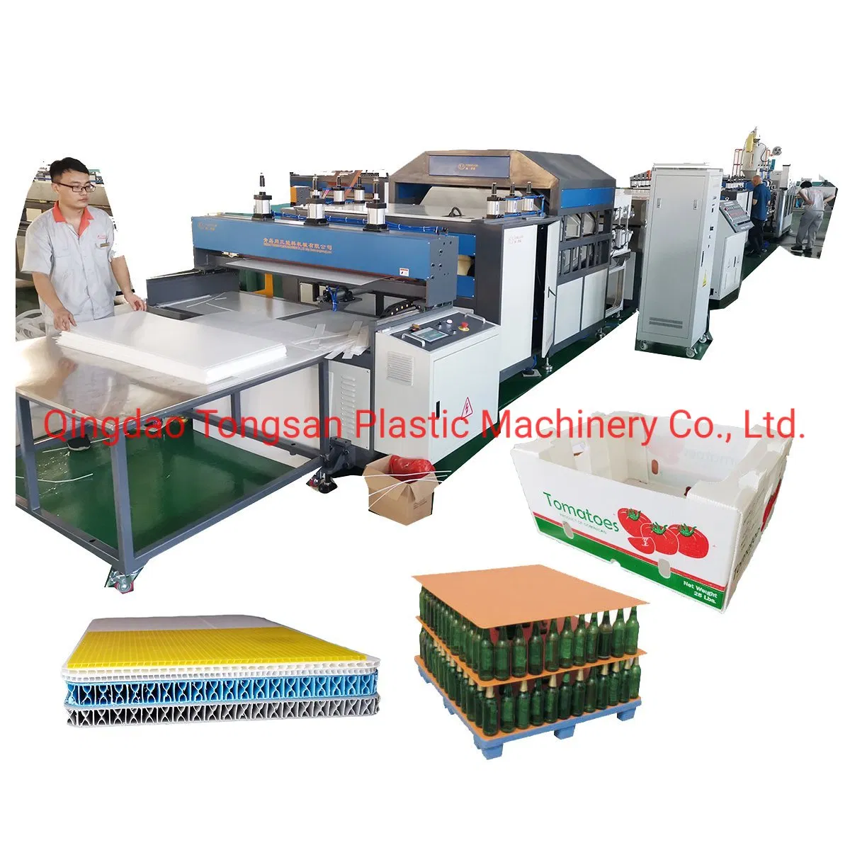 PP Corrugated Sheet Extrusion Machine for Corrugated Plastic Sheet