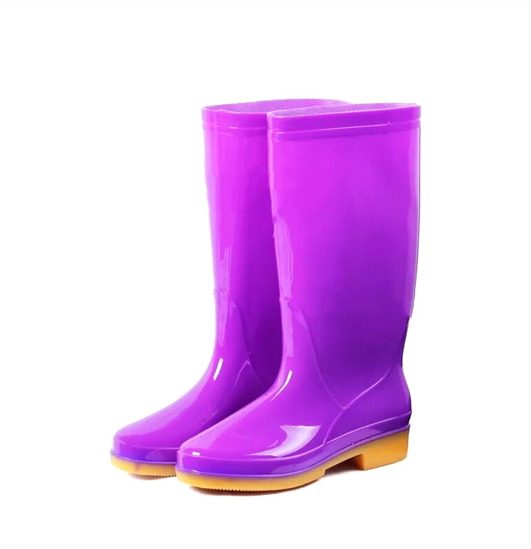 Stivali da pioggia unisex in PVC generici, modello midi, impermeabili