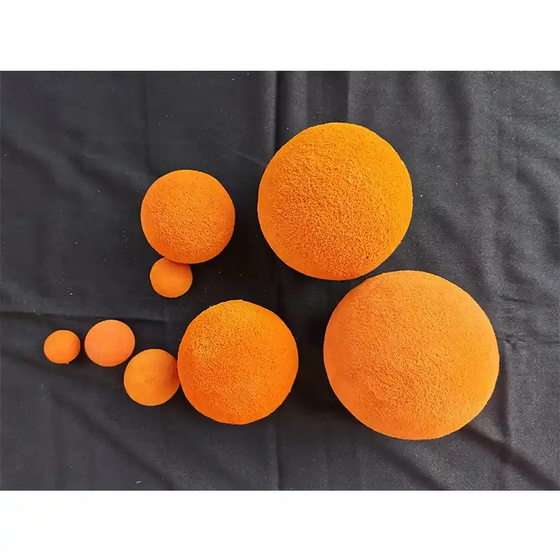 Rubber Sponge Ball Soft Sponge Foam Rubber Ball for Pipe Cleaning Peeling