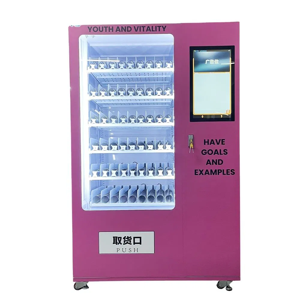 21.5 Inch Touch Screen Banknote Coin Cosmetic Combo Hair Lashes Beauty Vending Machine