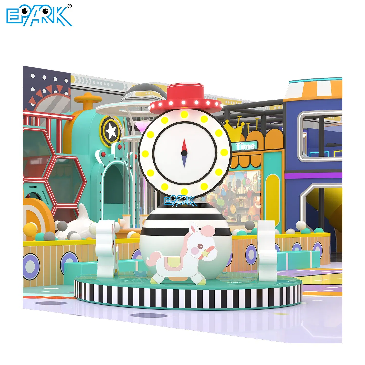 Indoor Playground Solution with Soft Play Maze Ball Pool Slide and Sensory Zones