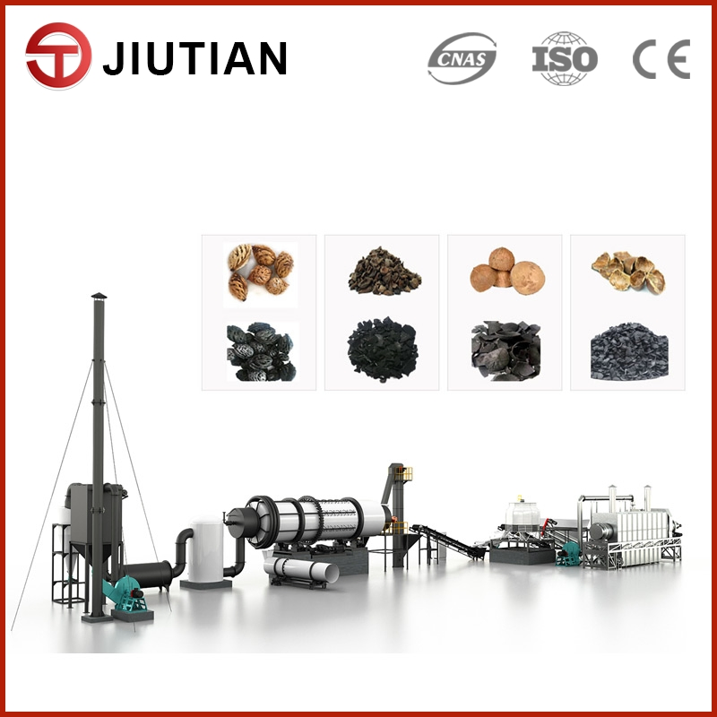 Activated Carbon Rotary Kiln Suitable for Biomass Coconut Shell Sawdust Coal