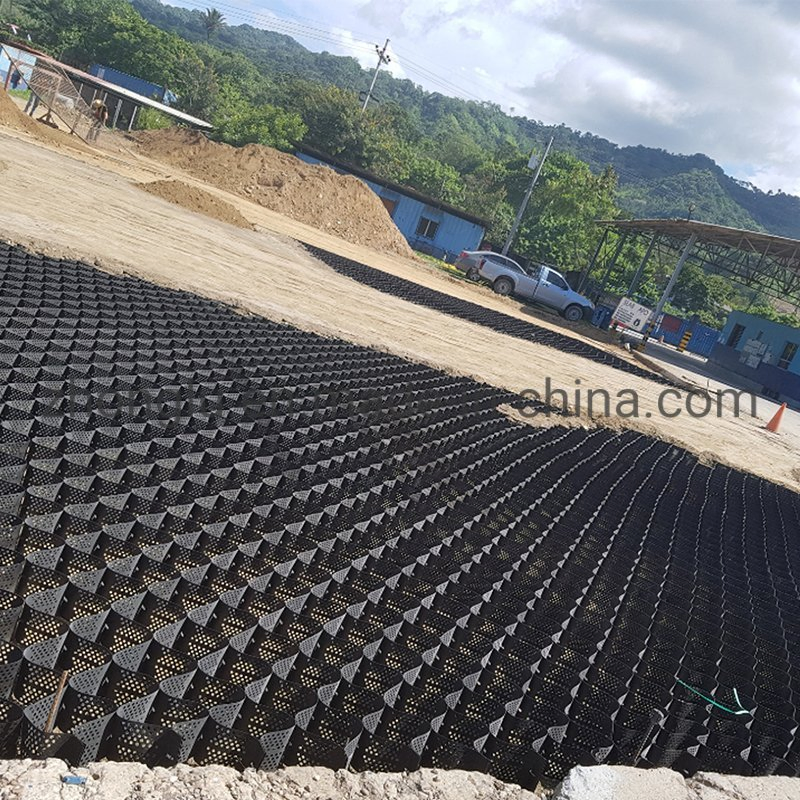 Black HDPE ASTM Standard Slope Protection Building Landscaping Construction Plastic Geocell
