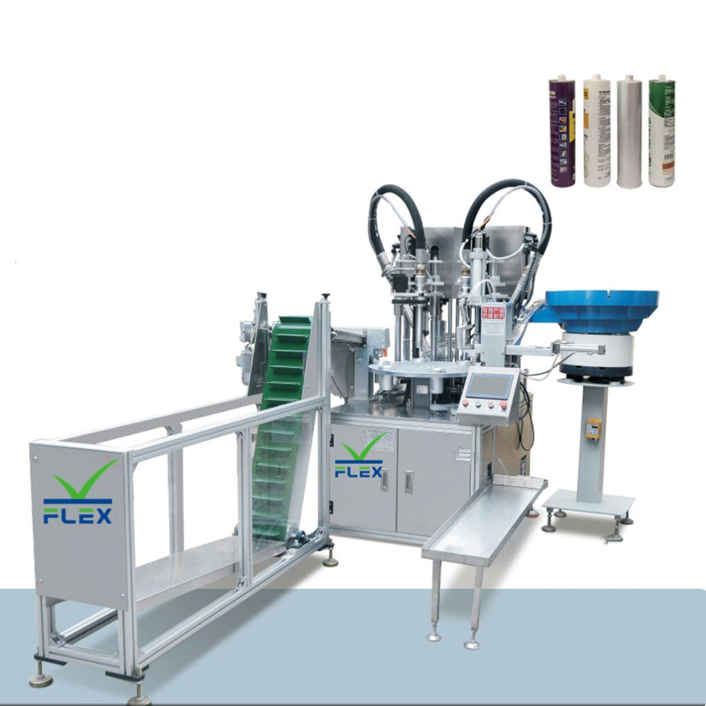 Industrial Grade Cartridge Packing Auto Liquid Filling Machine Silicone Sealant Automatic Filling Machinery
