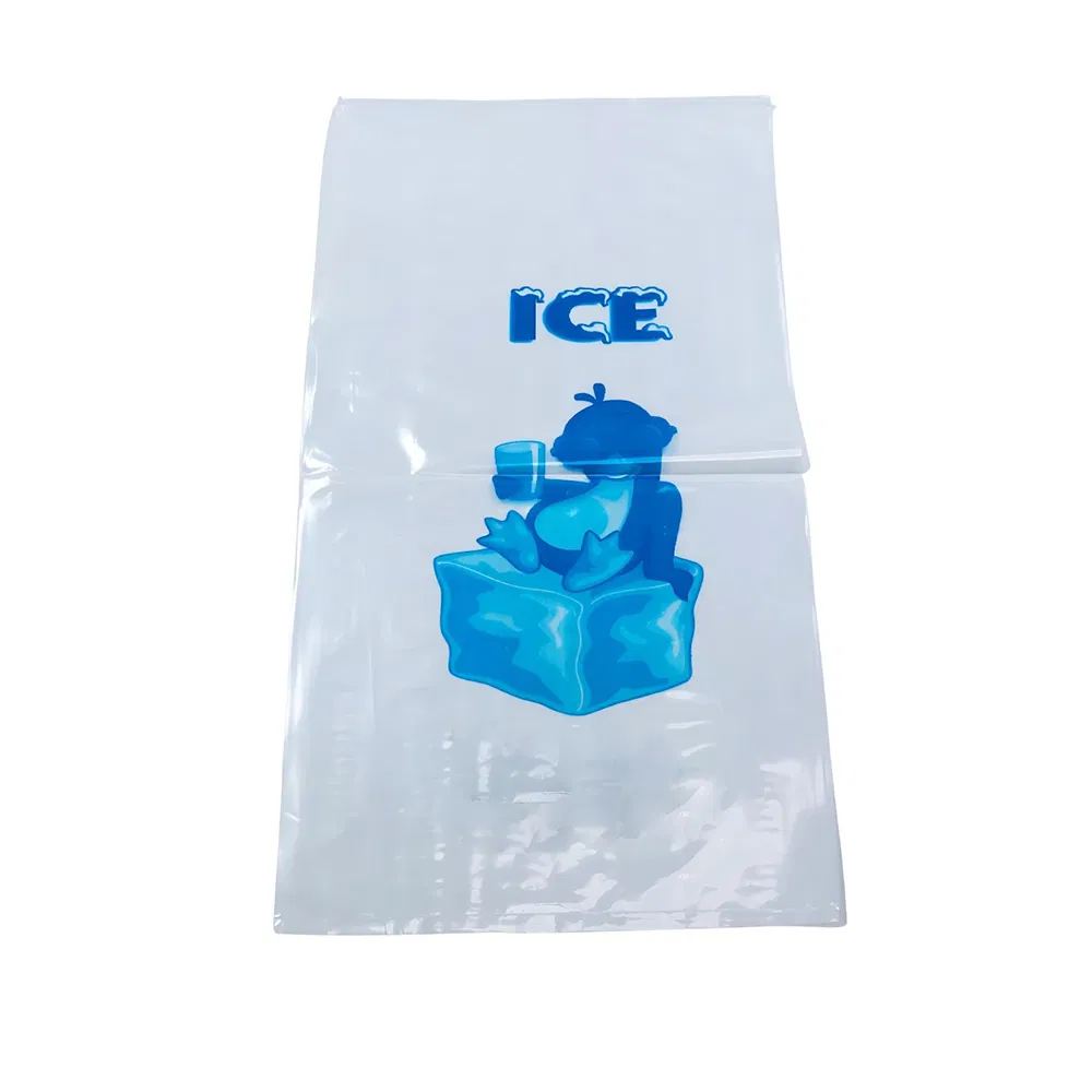 Einweg-Kunststoffeisbeutel 5kg 10lb Kunststoff-Gefrierbeutel für Eiswürfelverpackung