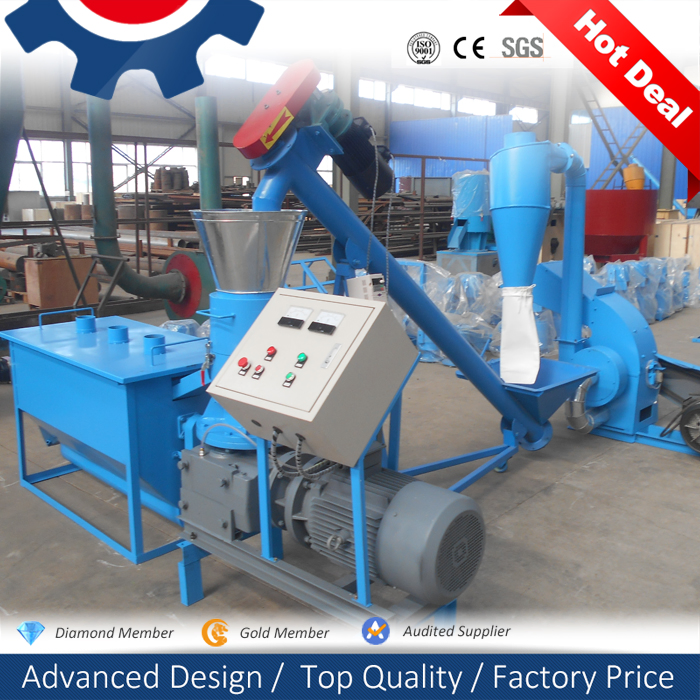 Small Cheap Agricultural Wastes Bagasse Rice Husk Biomass Sawdust Wood Pellet Machine for Press Making Processing Extruding Pelletizing Wooden Pellets