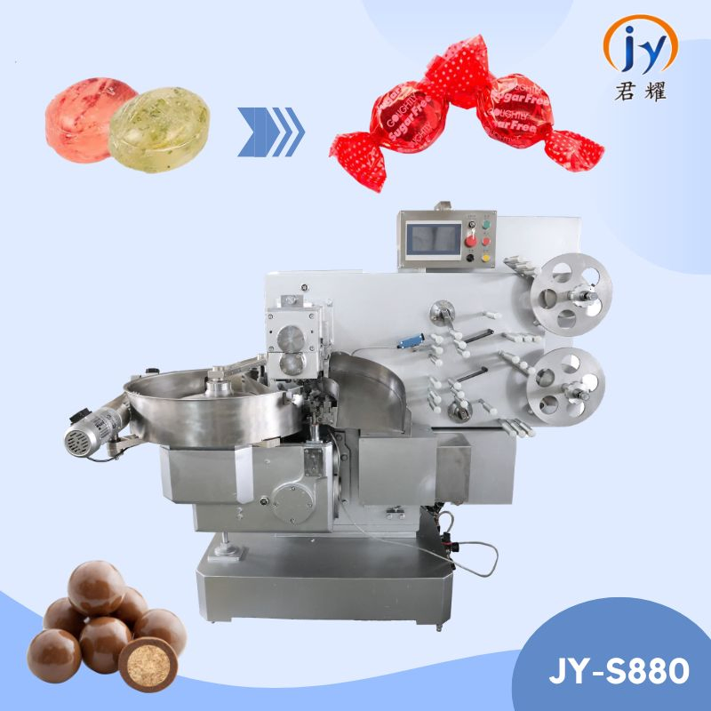 Automatic Candy/Chocolate Double Twist Packing Machine Toffee/Taffy/Bubble Gum/Chewy Twist Packaging Wrapping Machine