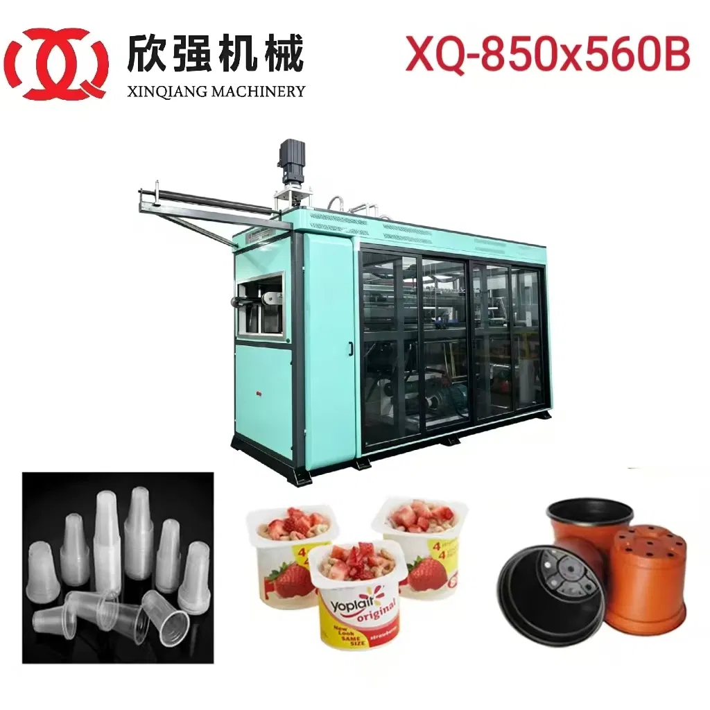 Small Simple Glasses Disposable Cups Mini Plastic Plant Pot Glass Cup Saucer Making Machine