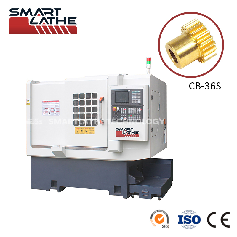مخرطة CNC بسرير مائل مخرطة CNC ثنائية المغزل (CB-36S)