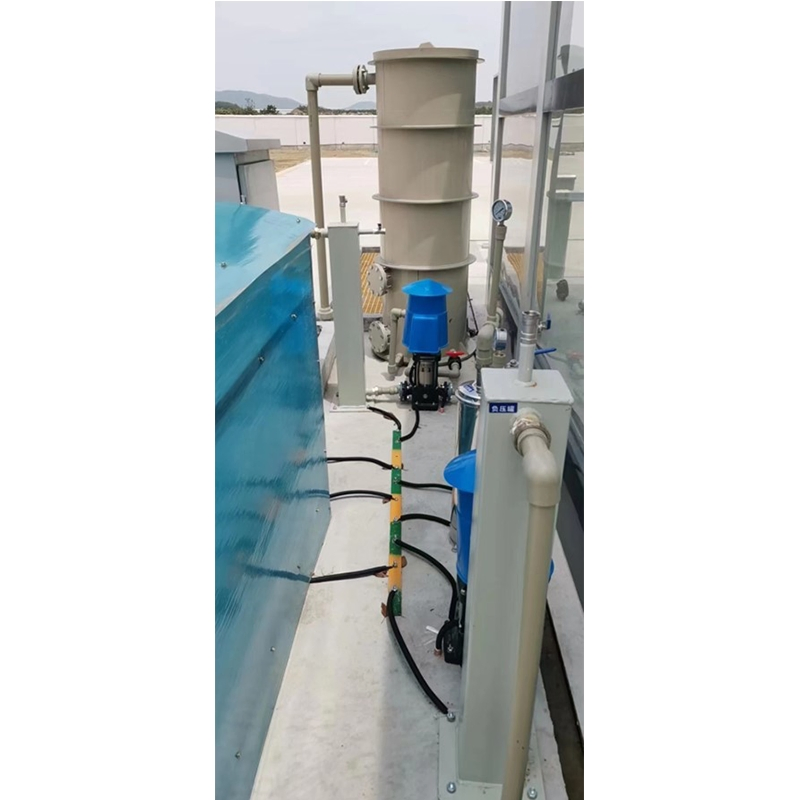 Sistema de circulación de aguas residuales con funciones de gestión simples
