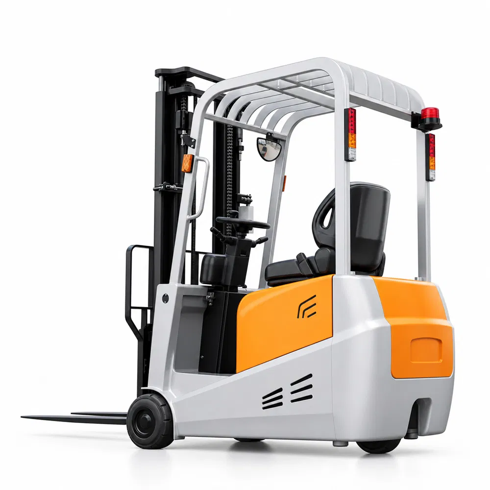 CPDA10 Stacker a piattaforma per pallet seduto Carrello elevatore elettrico mini controbilanciato a 3 ruote