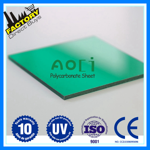 Lámina hueca de policarbonato de 3 mm y 4 x 8 pies, lámina sólida de policarbonato