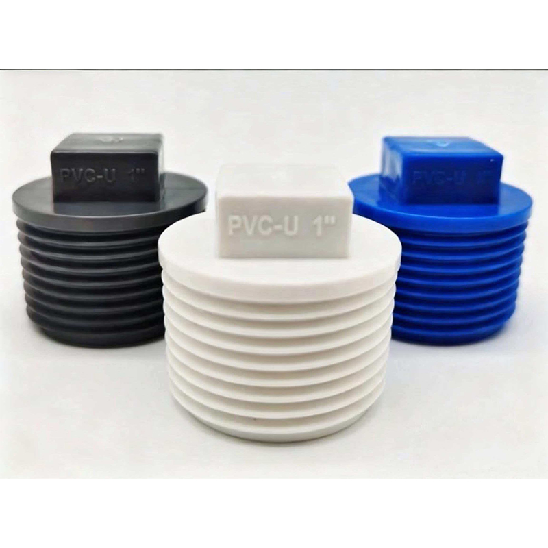 Plastic Male Thread Pipe Plug 1/2" 3/4" 1" Bsp/NPT Water Pipe End Cap External Thread Sealing Plug for Plumbing Fittings