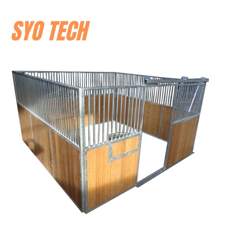 Hot DIP Galvanized Corrosion-Resistant Portable Bamboo Horse Stable
