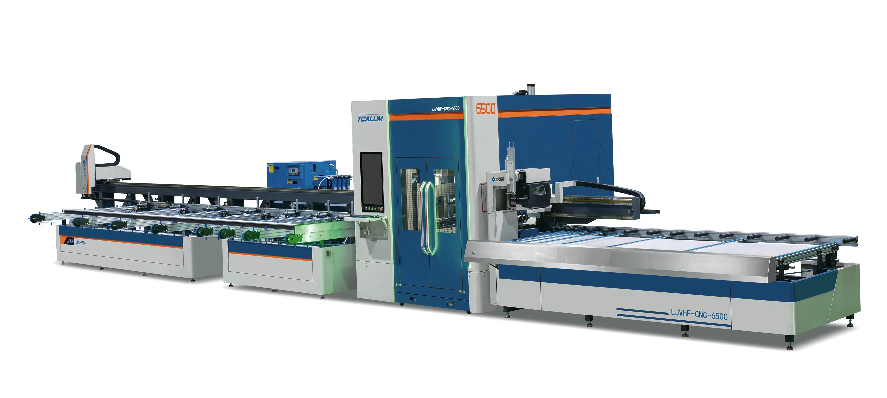 Automatic CNC Laser Sawing and Milling Machine for Aluminum Door & Window
