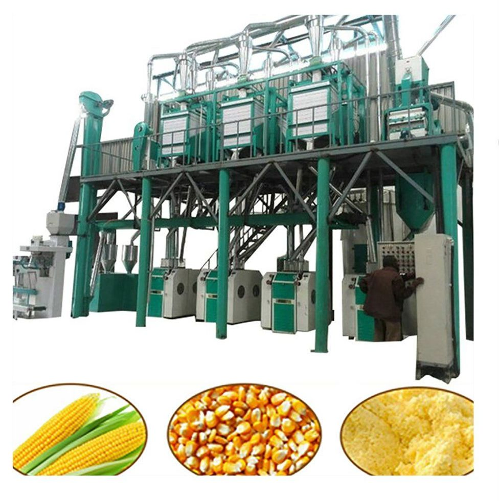 20-60 Ton High-Performance Maize Flour Mill with Robust Construction and Advanced Motors for Reliable Operation in Harsh Environments and Climates