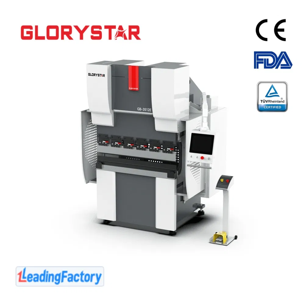 Glorystar Laser CNC Metal Carbon Steel Angle Measurement Servo Press Brake Bending Machine