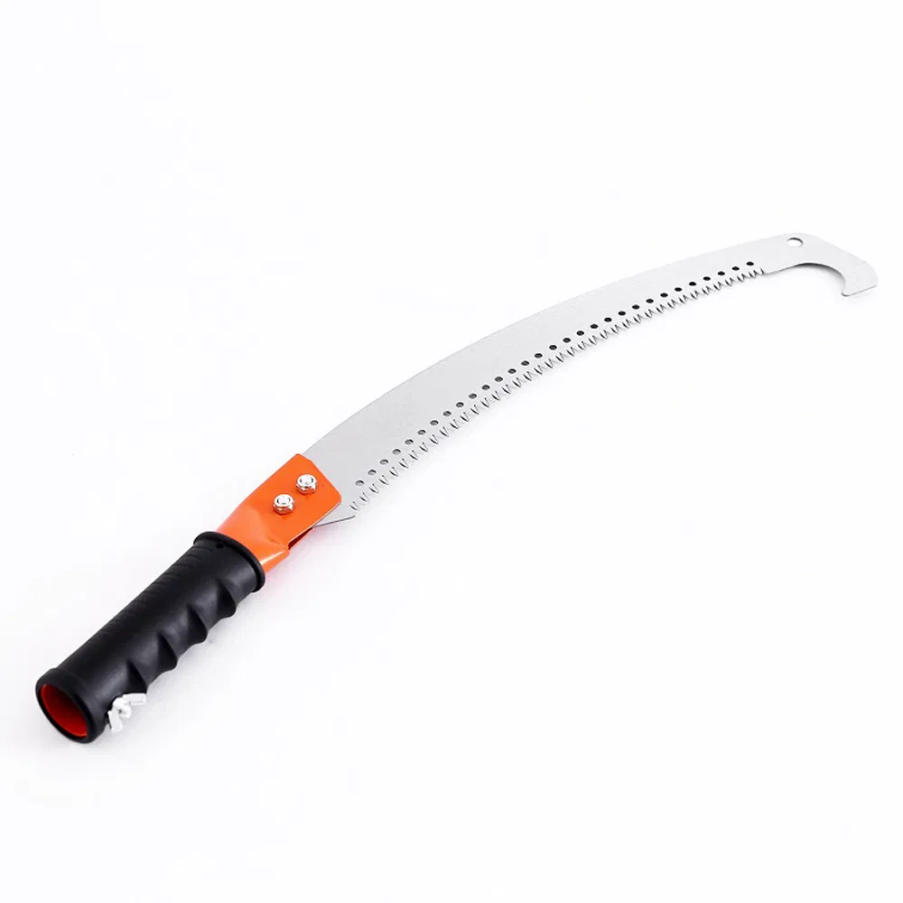 300mm 335mm High Quality Outdoor Portable Curve Long Reach Hand Saw Garden Pruning Saw with Single Hook