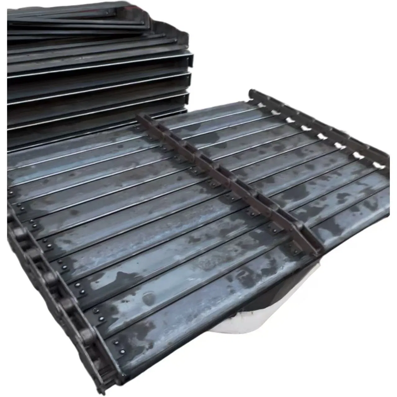 Energy Saving Load Bearing Reinforced Edge Chain Plate for Port Conveying