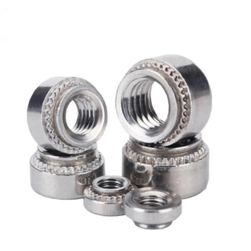 Press Nut Threaded Round Head Self-Clinching Stainless Steel Rivet Nuts