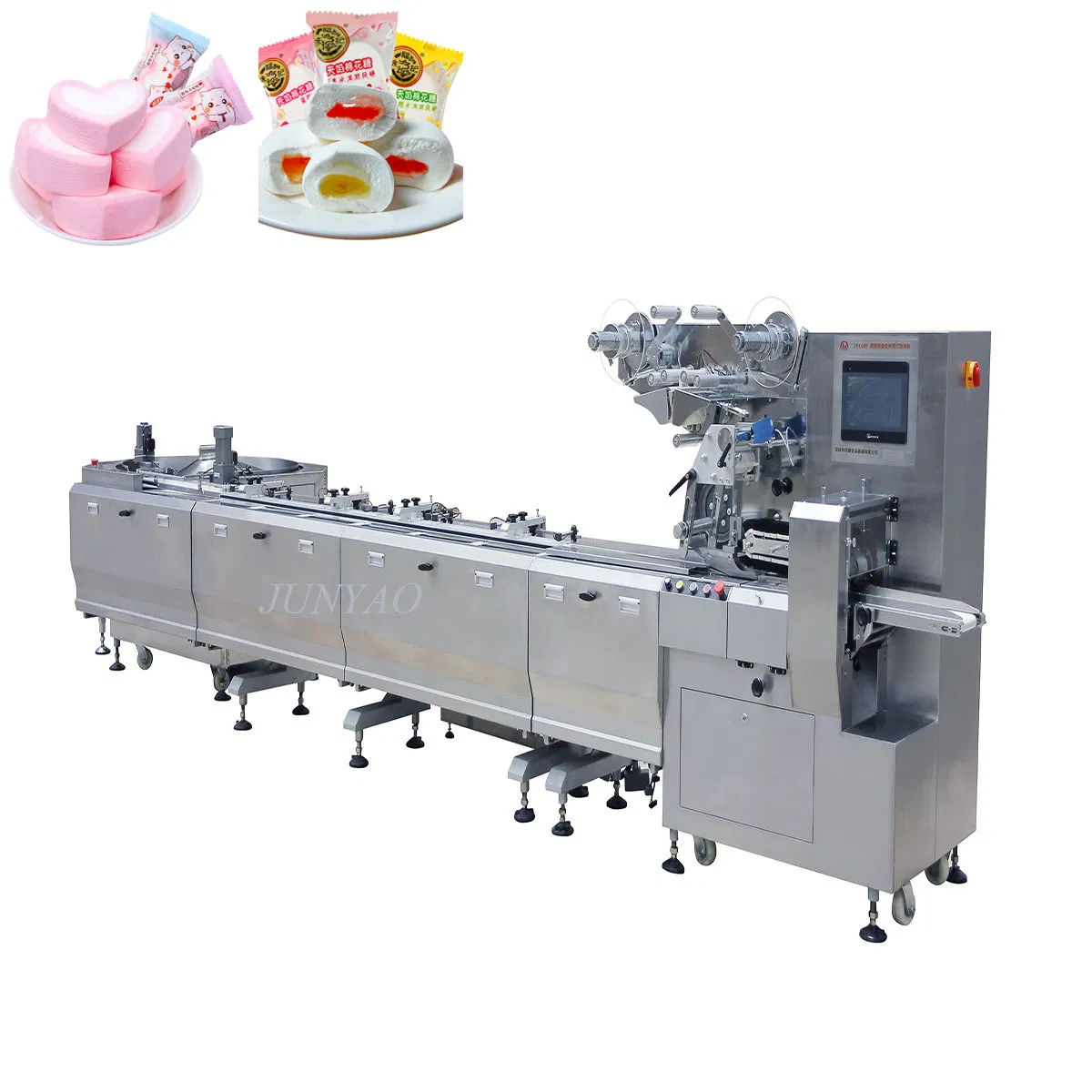 Cotton Candy Zuckerwatte Marshmallow Automatische Verpackungsverpackungsmaschine