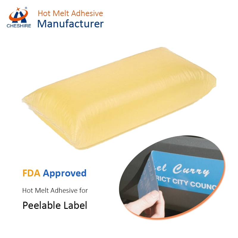 Sbc Adhsive High Initial Tack Removable Hot Melt Label Glue for Die Cut Label Production