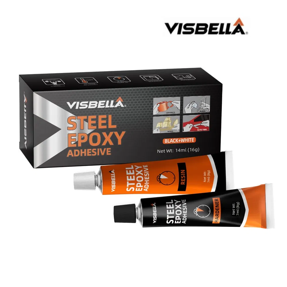 Colla Epossidica AB 7ml+7ml Nero e Bianco