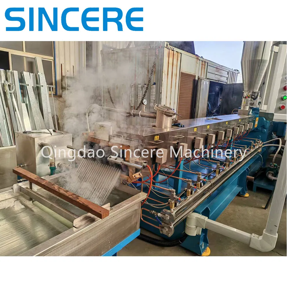PVC PE Plastic WPC Compounding Pelletizing Granulator Line/Pelletizing Production Line