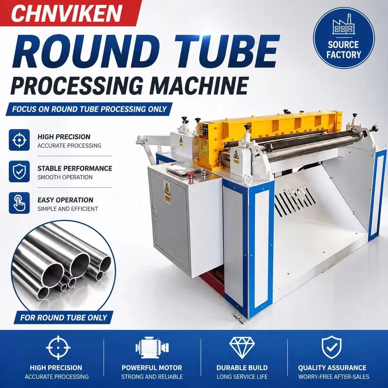 Machine automatique de roulage de conduits hydrauliques, machine de roulage de profilés pour le formage de conduits ronds en aluminium et en acier inoxydable