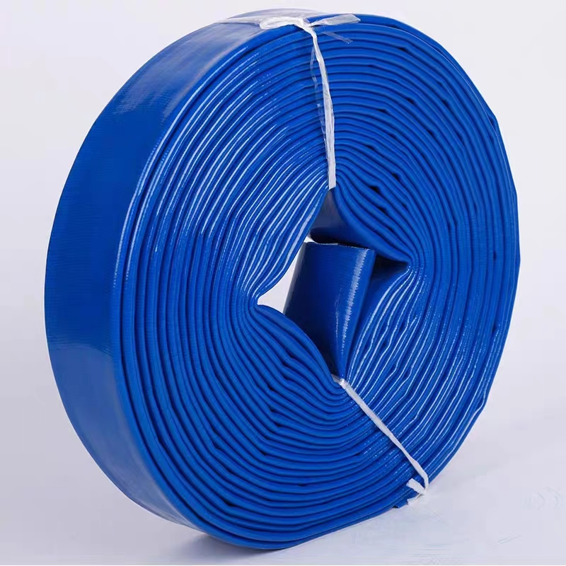 Tubo di scarico dell'acqua in PVC leggero e pieghevole, tubo di scarico dell'acqua in PVC colorato da 1-12 pollici