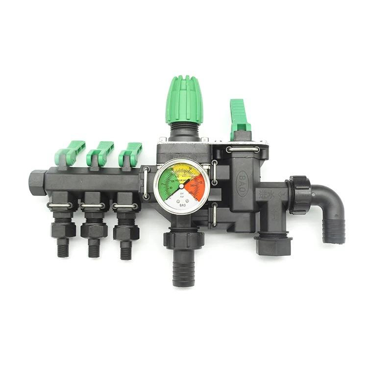 Agricultural Pesticide Boom Sprayer Tractor Regulator with Pressure Gauge
