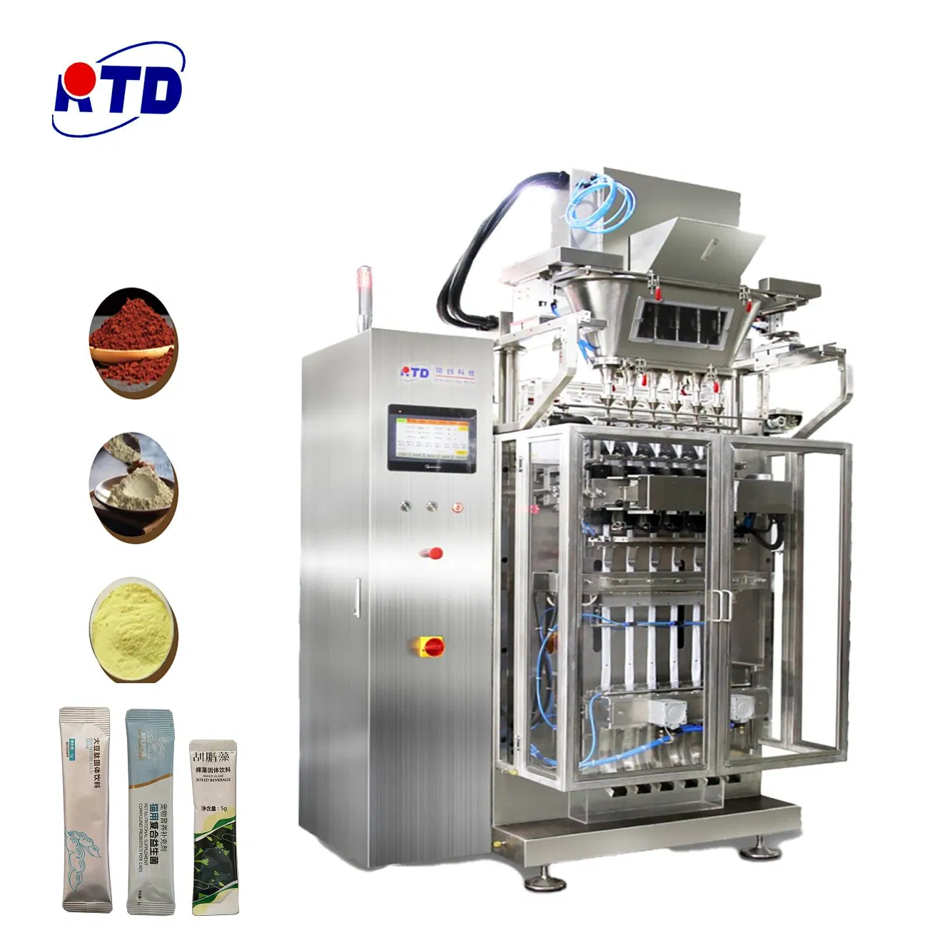 Machine de remplissage de poudre à grande vitesse avec contrôle servo avancé