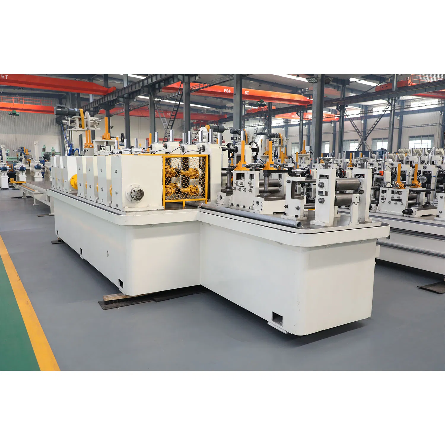 ZY325 ERW Tube Mill Steel Pipe Making Machine with W Forming, FF Forming, Case Forming and Cold Saw