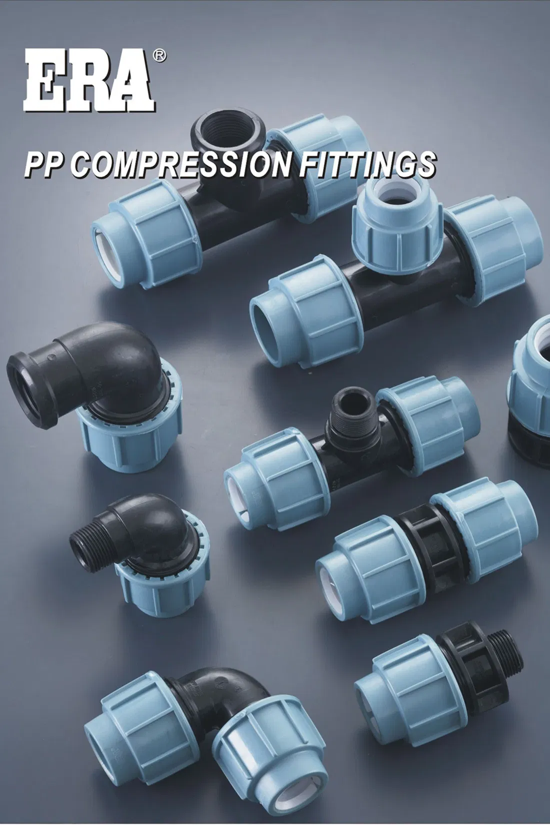 ERA PP Compression/Irrigation Fitting Standard ISO1587 AS/NZS4129 with Watermark & Wras