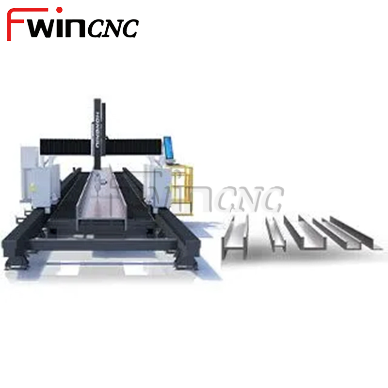 H-Beam Laser Cutting Equipment 12kw Industries Metal Channel I-Beam Steel Laser Cutting Machine