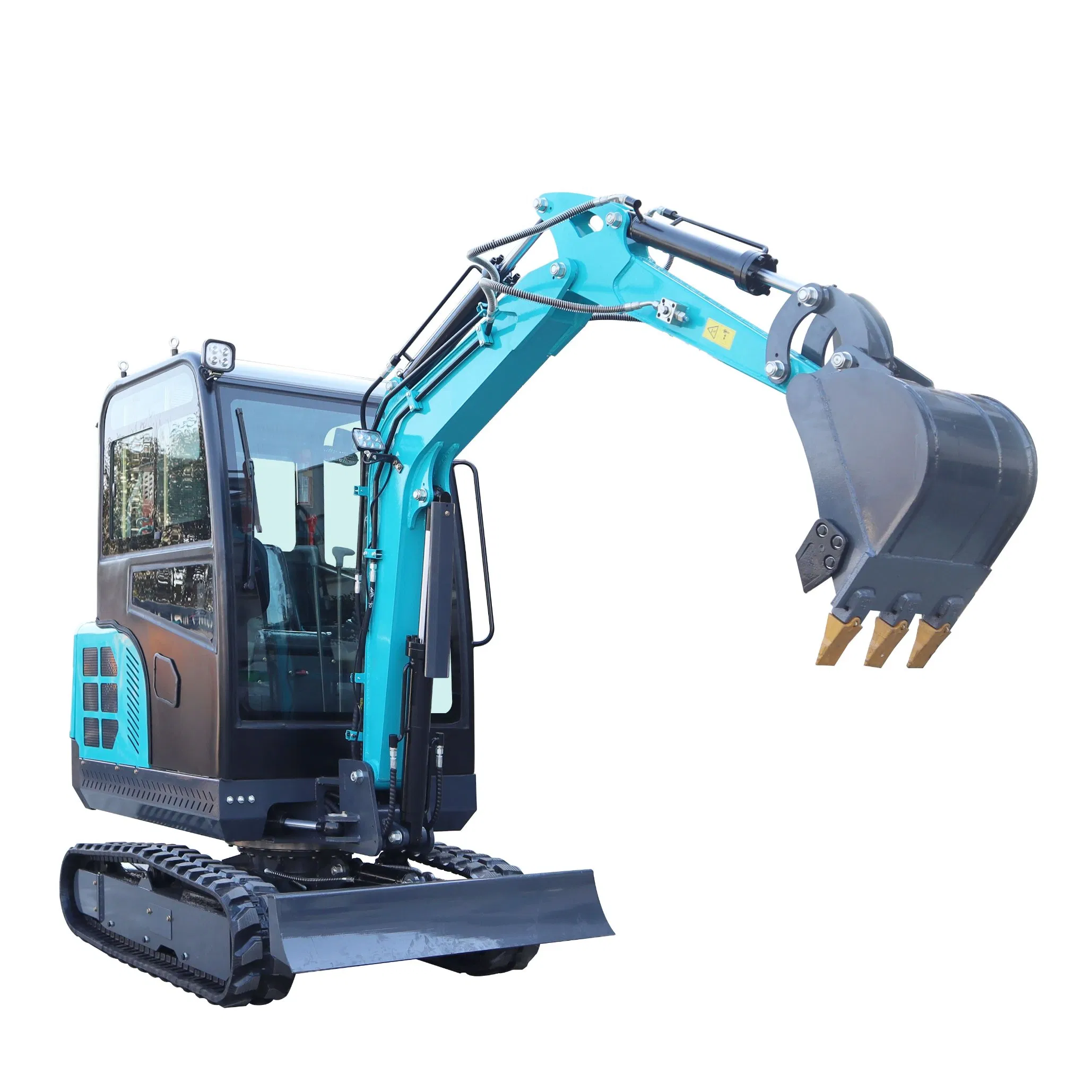 2,5 Tonnen Tieflöffel Hydraulik-Raupen-Mini-Bagger