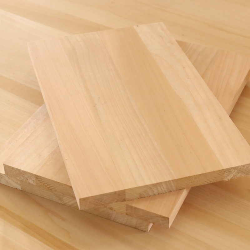 Poplar Carbonized Solid Wood Panel for All Kind of Furniture