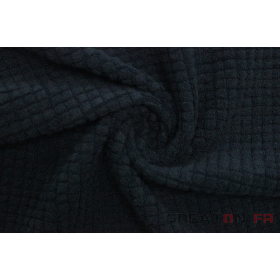 EN 11611 350 GSM Flame Retardant Modacrylic Viscose Spandex Elastic Waffle Knitted Fabric for Suit