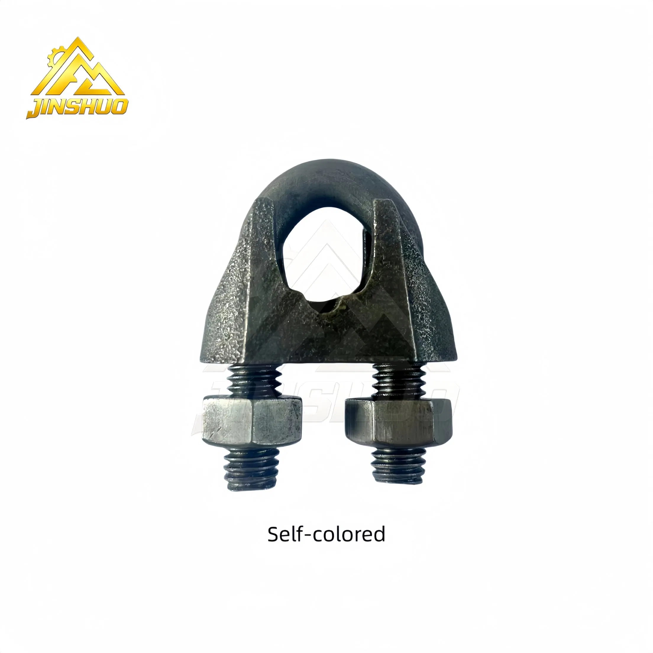 JIS Tipo Malleable Iron Wire Rope Clip Clamp, Autocolorato Bulldog Grips con Dadi a Singolo Smusso