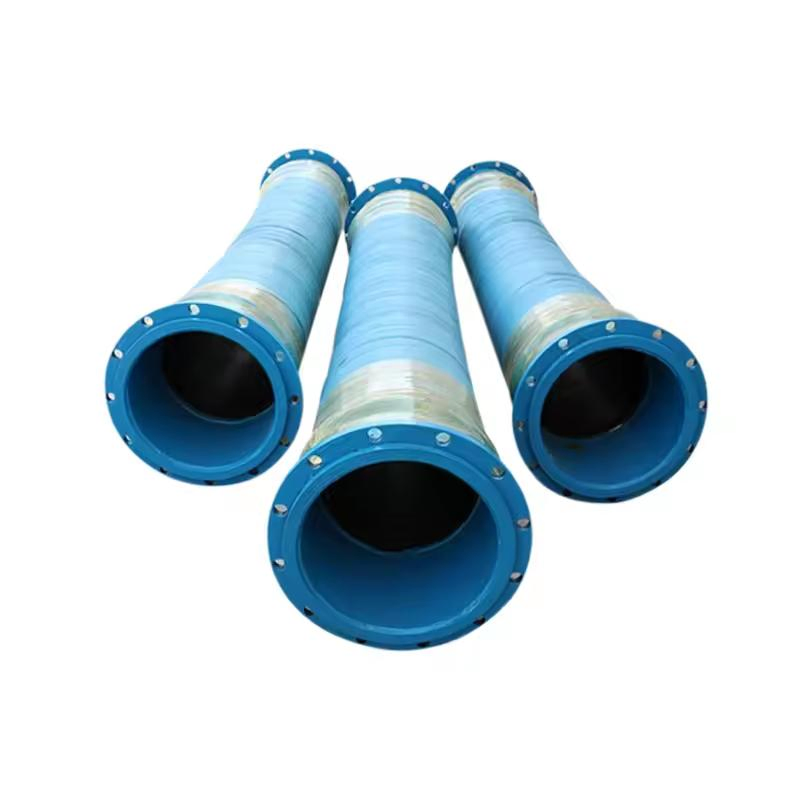 Tubo di aspirazione dell'acqua, 2", 3", 4", 6", 8", 10" con flangia