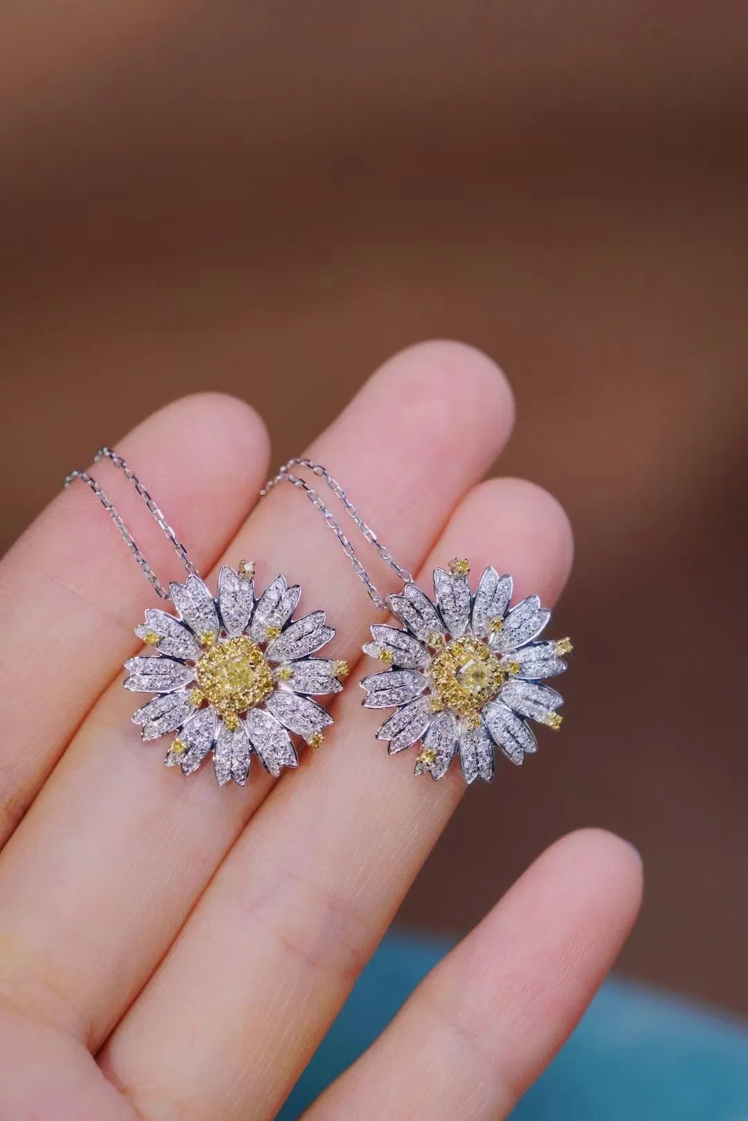 Collier Daisy Diamond Personnalisable