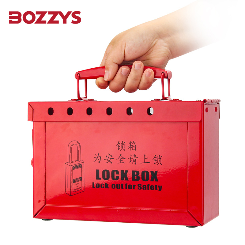 Bozzys Group Lockout Box with Transparent Acrylic Visual Door for Industrial Overhaul