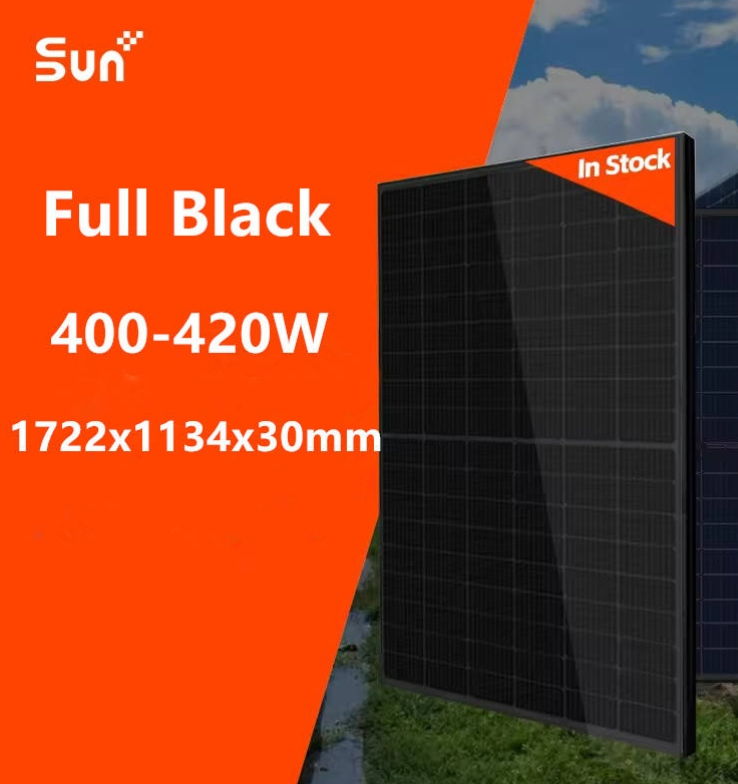 Sunplus Waterproof Mono 425W 430W 435W Black Solar Power Panel